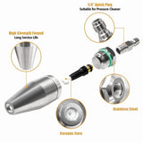 2X Turbo Nozzle Pressure Washer Tips for Hot and Cold Water Rotating Nozzle 1/4 Inch Quick Connect V1192-AZ-W-22690