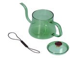Long Spout Kettle Large Capacity Heat Resistant Easy to Clean Long Mouth Coffee PotGreen V1294-YM0714-3118210257912