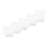 5PCS Self Watering Plant Pots PP PET Decorative Small Flower Pot Planter with Clear Base Cotton Rope V1294-YM0901-3111240306511