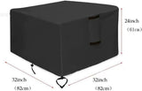 82*82*61 cm - Square Fire Pit - Patio Fireplace - Waterproof Square Outdoor Fire Pit V1188-MS101-02789-1