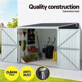 Giantz Garden Shed Sheds Outdoor Storage 2.06x2.03M Tool Workshop House Shelter SHED-FLAT-7X7-ABC