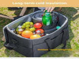 Large 35L Insulated Cooler Bag Soft Sided Leakproof Thermal Tote for Camping Beach Picnic BBQ Heavy V888-ELOSUNG41654