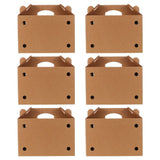 6Pcs Bird Shipping Cardboard Box with Handle Lightweight Breathable Pet Transport Carrier V1366-AZ2-W-14314