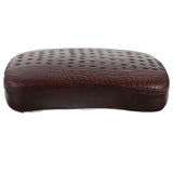 Universal Brown Motorcycle Rear Seat Cushion, PU , Wear-Resistant, Comfortable and Easy to Install V1192-AZ-W-30517