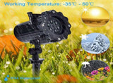 LED Projector Light , Outdoor Indoor Xmas Decorative Lights, Rotating Waterproof LED V1294-YM0901-JY09163