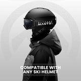 OutdoorMaster OTG Ski Goggles - Over Glasses Ski/Snowboard Goggles for Men, Women & Youth - 100% UV XFOM-OM5-BLBL
