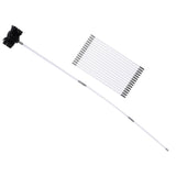 24ft Chimney Brush Set 45&deg Bendable Chimney Cleaning Brush with 18 Flexible Rods Wooden Handle Brush V1294-YM0901-3118250126711