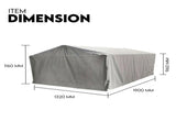 900mm Trailer Cage Canvas Tarp Cover for 6x4 High Quality Cage Universal 3 foot V379-TRAILCOV649001