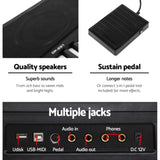 Alpha 88 Keys Electronic Piano Keyboard Digital Electric w/ Stand Sustain Pedal EK-DP-881-BK-X