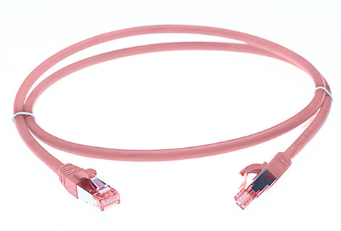 10m CAT6A S/FTP LSZH Ethernet Network Cable | Pink 004.100.9010