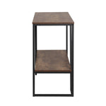 Artiss Console Table 106CM 2-tier Walnut Cora FUR-S-TAB-01-IND-BKWD