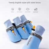 Blue 3XL Size Dog Protective Care Set - Polyester Elbow Sleeve, Adjustable Taffeta Dog Boots with V888-ELOSUNG56042
