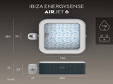 Bestwat Lay Z spa Ibiza AirJet 6 Dark Green Square 4-6 person Spa BESTWAY-6002U