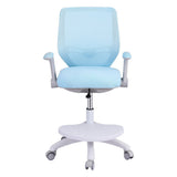 Keezi Kids Ergonomic Study Chair Adjustable w/ Wheels Footrest Blue KTC-A-NETC-BL