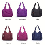 purplish red Brown Purple Travel Tote Bag Travel Accessories Spacious Tote Durable Bag Travel Bag V1347-127-BRO-34529