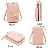 Women Sling Cross-Body Wallet, Mini Crossbody Bag, Lightweight Anti-Theft Phone Wallets for Women, V1366-AZ2-W-11437