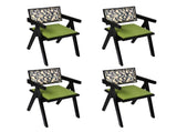 Levede Dining Chair Retro Backrest Chair x4 CH1142-1-BKX4