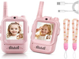 2-Pack Mini Wireless Video Intercom Set for Children - Educational and Interactive V888-ELOSUNG42363