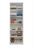 MALMO SIX SHELF WALK IN WARDROBE - WHITE V164-ECW6WB