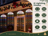 Jingle Jollys Christmas Lights Solar Jellyfish 4Pcs Garden Decorative Multi-Color XMAS-JLF-224LED-4PC-MC