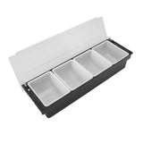 Condiment Caddy Durable Plastic Transparent Lid Detachable Design Multifunction Bar Fruit Caddy for V1294-YM0716-3118220150711