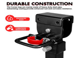 X-BULL Drop Down Legs 440MM- 560MM Trailer Steel Legs Caravan Corner 1200LBS Black V211-AUEB-CL001