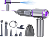 Cordless Handheld Vacuum & Air Duster with Dual Suction/Blow Modes, Transparent Dust Cup, USB-C V1107-CS-WSCZXCQ