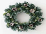 Christmas Garland Decor, Artificial Christmas Wreaths for Front Door, Christmas Window Garland Door V1192-AZ-W-11198