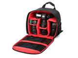 Professional waterproof outdoor photography SLR camera backpack travel bag - Red V1188-MS101-00987-1