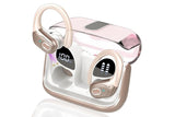 Wireless Bluetooth 5.4 Headphone Over Ear Bud IPX5 Waterproof Earphone for Sport Running - Rose Gold V1263-JX-6260-1