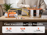 11.36 L Vacuum Chamber with Pump, 3.5 CFM 99 L/min, Single Stage Vacuum Pump, Stainless Steel V952-ZKBYZKTTZDJ1C7IAJ001V3