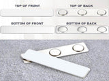 10 Pairs Outdoor Curtain Weights, 2.36"x 0.55" Waterproof Outdoor Curtain Magnets for Curtain, V1192-AZ-W-25317