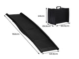 PaWz Dog Ramp Pet Car Suv Travel Stair PT1082-BK