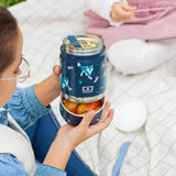 Monbento Handy Kids Insulated Lunch Box with Compartments - Wolf V398-MB-35274125