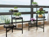 Premium Quality Black Metal Plant Stand V767-XJJ491-S