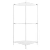 3 Tier Corner Table Multifunctional Acrylic Wall Side Table for Bedroom Bathroom Living Room V1294-YM0901-3116240035211