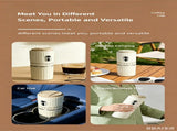 Portable Electric Coffee Maker, All-in-One Grinder & Brewer with 7 External Adjustable Grind V1293-A-KAFEIJI001