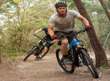 2023 Valk MX7 Electric Bike Medium frame Mountain ebike, Black and Blue V219-BIKEMBVAM74A
