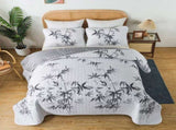 Finely Quilted Bedspread and Pillowcases Set A Blend of Art and Comfort - Queen size V745-MAC080392Q13U