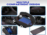 Pickleball Bag Tote Crossbody Shoulder Bag with Adjustable Strap Multi-Compartment Sports Racket Bag V1308-DSZKI-1801-4