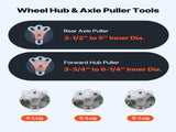 9-Way Slide Hammer Puller Set, 15PCS Front Wheel Hub Bearing Remover & Rear Wheel Axle Hub Dent V952-QCLGLBQHCLBQ1NQ1O001V0