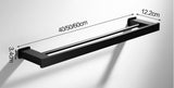 Towel Rack - 40 CM - Towel Bar - Bathroom Towel Rack - Bathroom Shelf - Double Bar - Self-Adhesive V1188-MS101-01688-1