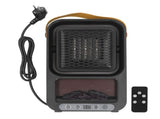 Small Space Heater Indoor Use Electric Portable Heater Fan Quiet Desk Heater with Remote Control V1294-YM0901-3113240326412