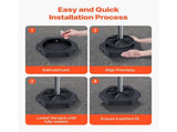 RV Leveling Pads, 4-Pack Rubber Trailer Jack Pads, Each with 5000 lbs Capacity, Jack Stabilizer V952-FXBDSJT15YC1UPSHJV0