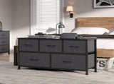 Levede Chest of 5 Drawers Storage Cabinet Dark Grey CH1048-DG_NZ