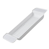 Bathtub Tray Stable Placement Expandable Plastic Material Draining Design Bath Caddy Tub Table for V1294-YM0512-3112220078811