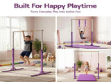 Everfit Kids Gymnastics Bar Pull Up Station Monkey Bar Adjustable Indoor Garden PUB-A-KID-PP