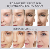 Beauty Device Red and Blue Light, Home Use, Portable, Vibrating, Multi-Functional, with Voice V1232-MRDRY-001