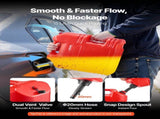 Fuel Container, 19 L, Gas Tank with Spout & Clear Scale, 15 L/min Max Flow Rate, Secure & V952-SLBXSYXJYK1JNR1TZ001V0