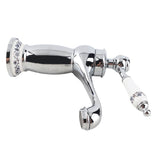 Floral Pattern Single Handle Mixer Tap Cold/Hot Water Faucet for Bathroom Basin Sink V1294-YM0901-JY07252-01